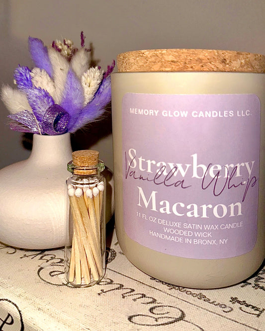 Memory Glow Candles is our homage to a beloved mother who filled our lives with warmth and light. Each candle is hand poured with long lasting soy wax, natural wood wick, and exquisite select ingredients that are warm and comforting. Dedicated to those touched by Alzheimer's, we honor our matriarch's enduring spirit, which continues to inspire and guide us. Gift Set: Choice of one candle, which will be added with a rustic charm ceramic vase with plumes of bohemian pampas grass & glass vile of wood matches